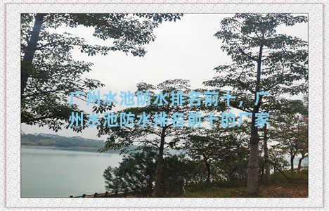 广州水池防水排名前十，广州水池防水排名前十的厂家